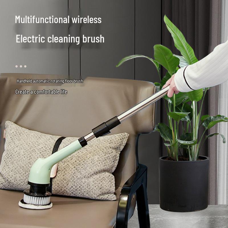 9-in-1 Multi-Functional Electric Cleaning Brush for Kitchen & Bathroom with Long Handle & Handheld Options