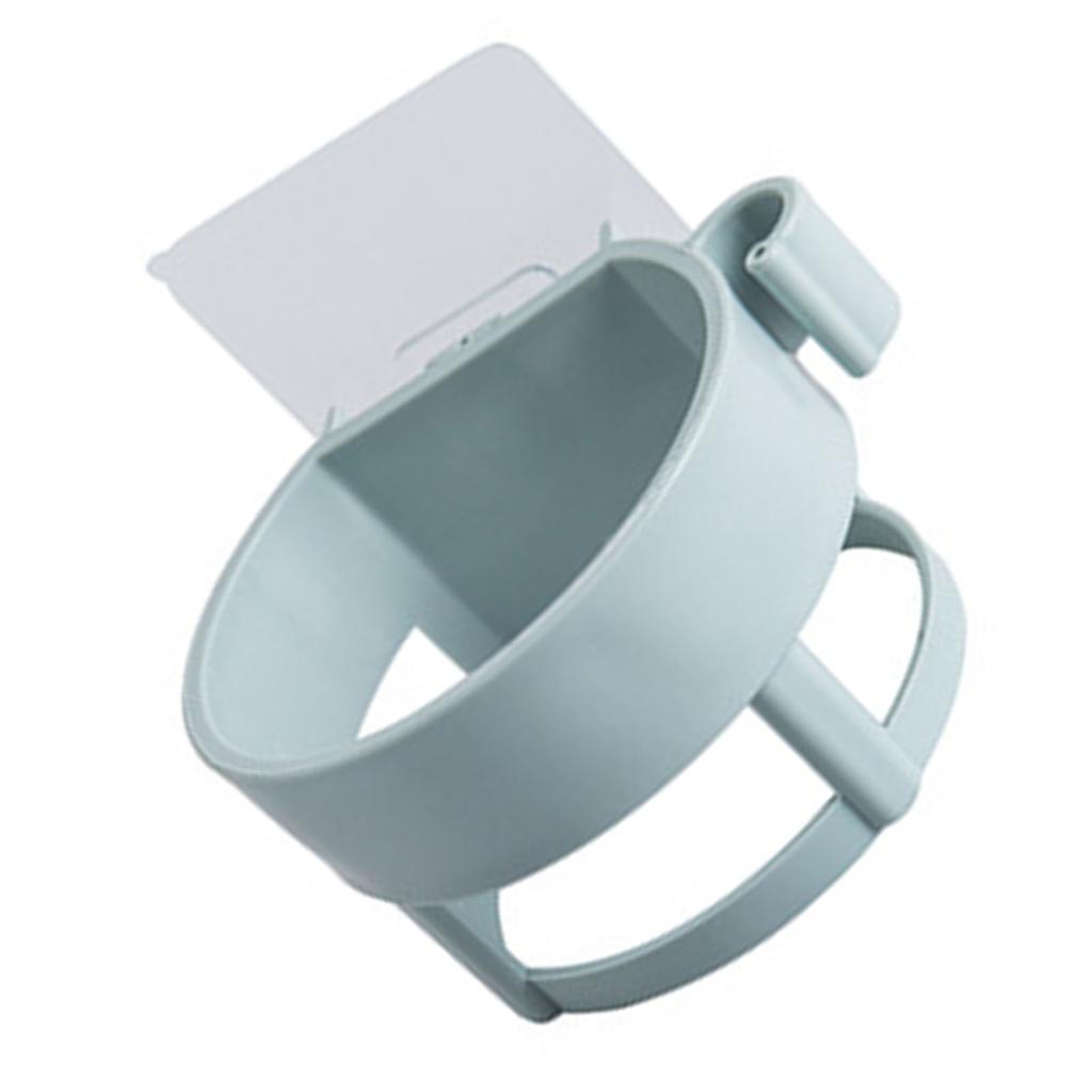 Hårfönshållare med ett hål, platsbesparande, självhäftande, väggmonterad, universell passform, hårfön