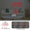 FM Radio 180° Projection Alarm Clock RGB With RGB Night Light 6 Levels Brightness Dual USB Output Port 12H/24H Digital LED Clock