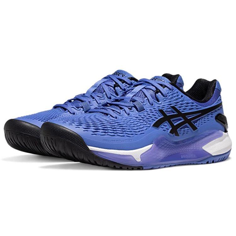Asics Gel Resolution 9 Zaffiro Nero Scarpe da Ginnastica Uomo Blu 1041A330-401