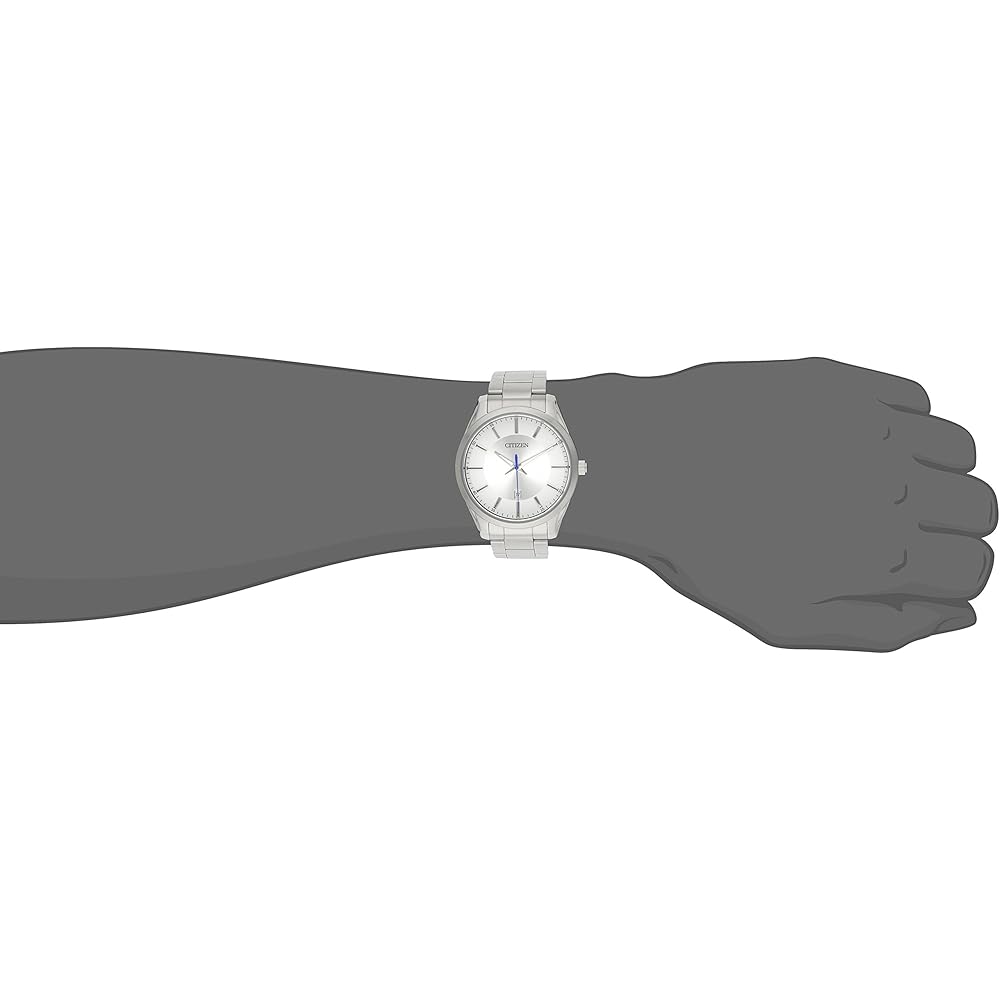 Citizen All Silver BI1030-53A Men's Watch Stainless Steel Analog Timepiece