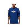 Jordan Air SS25 Rare WSH SS Crew Fashion Comfortable Versatile Soft Short Sleeve T-Shirt Men T-Shirts Blue IB3131485