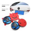 For Car Front Grille Hood Logo Rear Bumper Trunk Sticker Badge Styling Accessorie VRS Octavia Fabia Kamiq Super Rapid Yeti