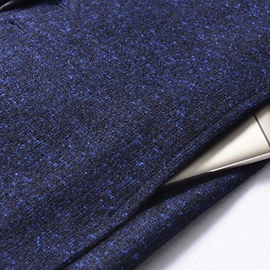 Płaszcz Stójka Bardzo miękki Poliester Marynarka Biznesowa Płaszcz na Biznes