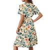 Women's Dress Sleeves Short Sleeves Casual Independence Day V-neck Dress