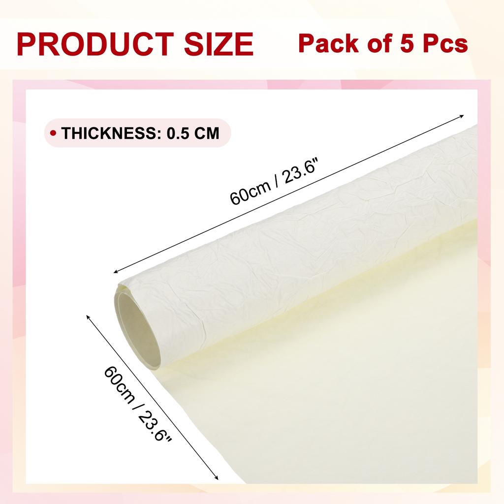 5pcs Flower Wrapping Paper Waterproof Bouquet Wrapping Paper Gift Wrapping Paper Birthday Wedding Ceremonies Paper Sheet