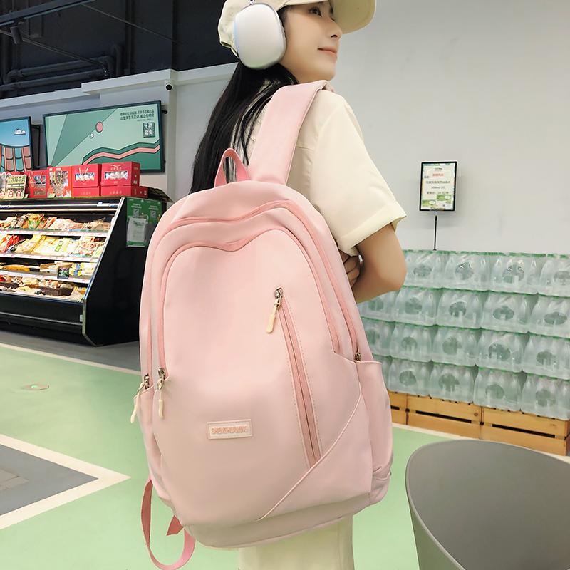 Middle School Student Bag Large Capacity Dame Ryggsekk Junior High School Student Ryggsekk Dame