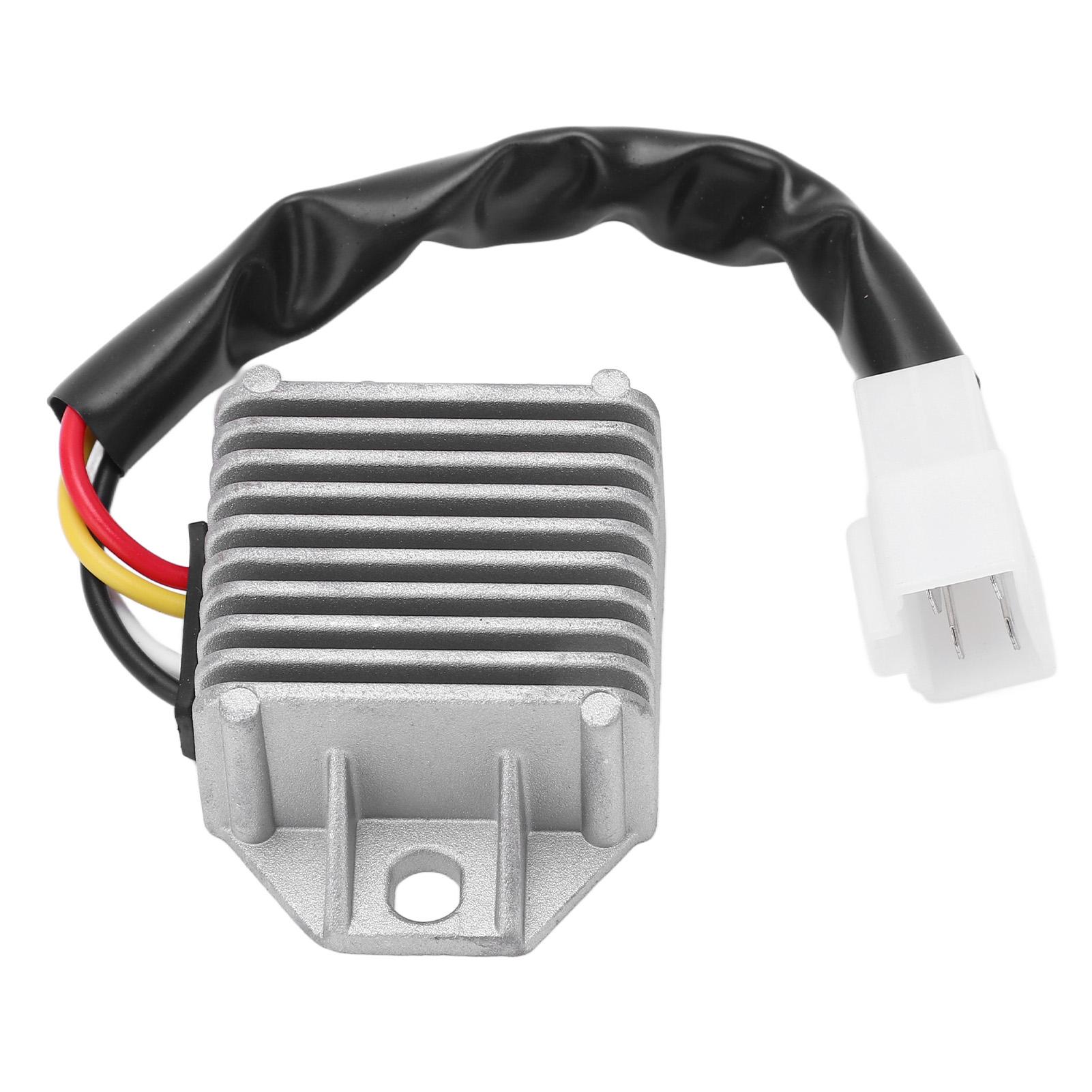 

12V Voltage Rectifier 4 Pin 33g 81960 60 00 Aluminum Alloy Replacement for XT250LC XT350 XT350B XT350D