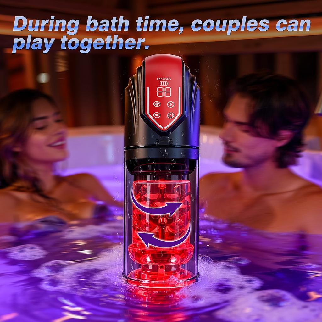 Portable Automatic Male Rotate Mastubator Sucking Blowjob Machine Masturbation Cup Sex Toys Adult Goods for Men Masturbate Supplies Increase Erection