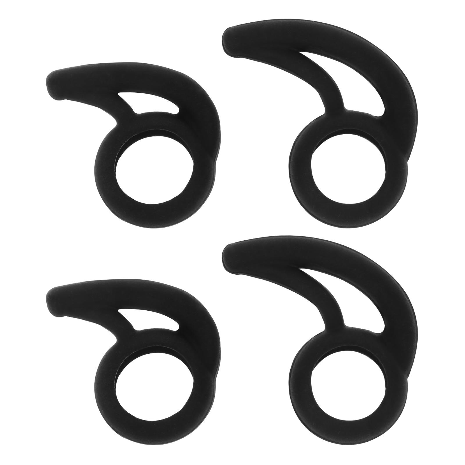 

Силиконовые насадки для ушей, подушечки для наушников, универсальные подушечки для наушников с заушным крючком для смартфонов Android, наушники-вкладыши чёрный