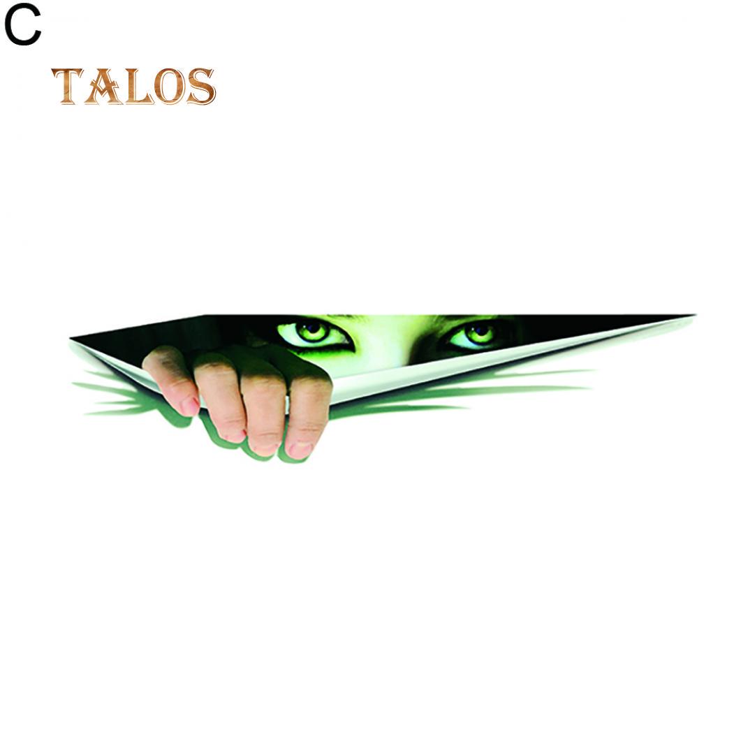 

Забавная наклейка на автомобиль, 3D подглядывающее животное, вуайерист, светоотражающая наклейка для домашнего животного, стильный декор, товары для автомобиля S