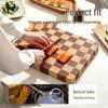 maxcook Checkerboard Ebony Wood Cutting Board