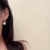 Spring Minimalist Pearl Hoop Earrings - Versatile, Elegant Jewelry for Women