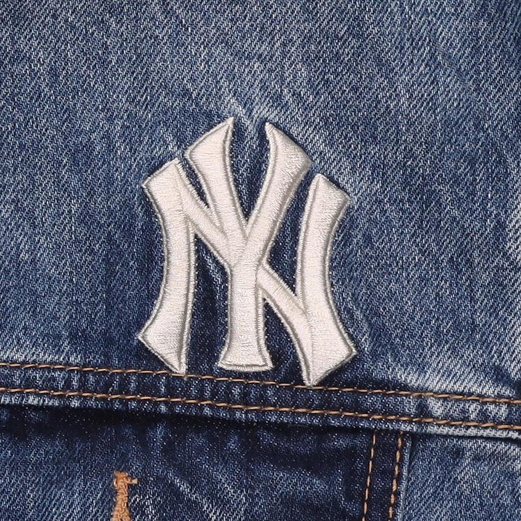 New MLB Denim Jackets Unisex Blue 31DKU1111-50U