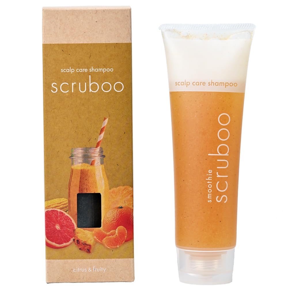 Smoothie Shampoo Scruboo Dry Scalp Scalp Made In 200ml YELLOW, Dandruff, Itchiness, Care, Scrub, Japan,