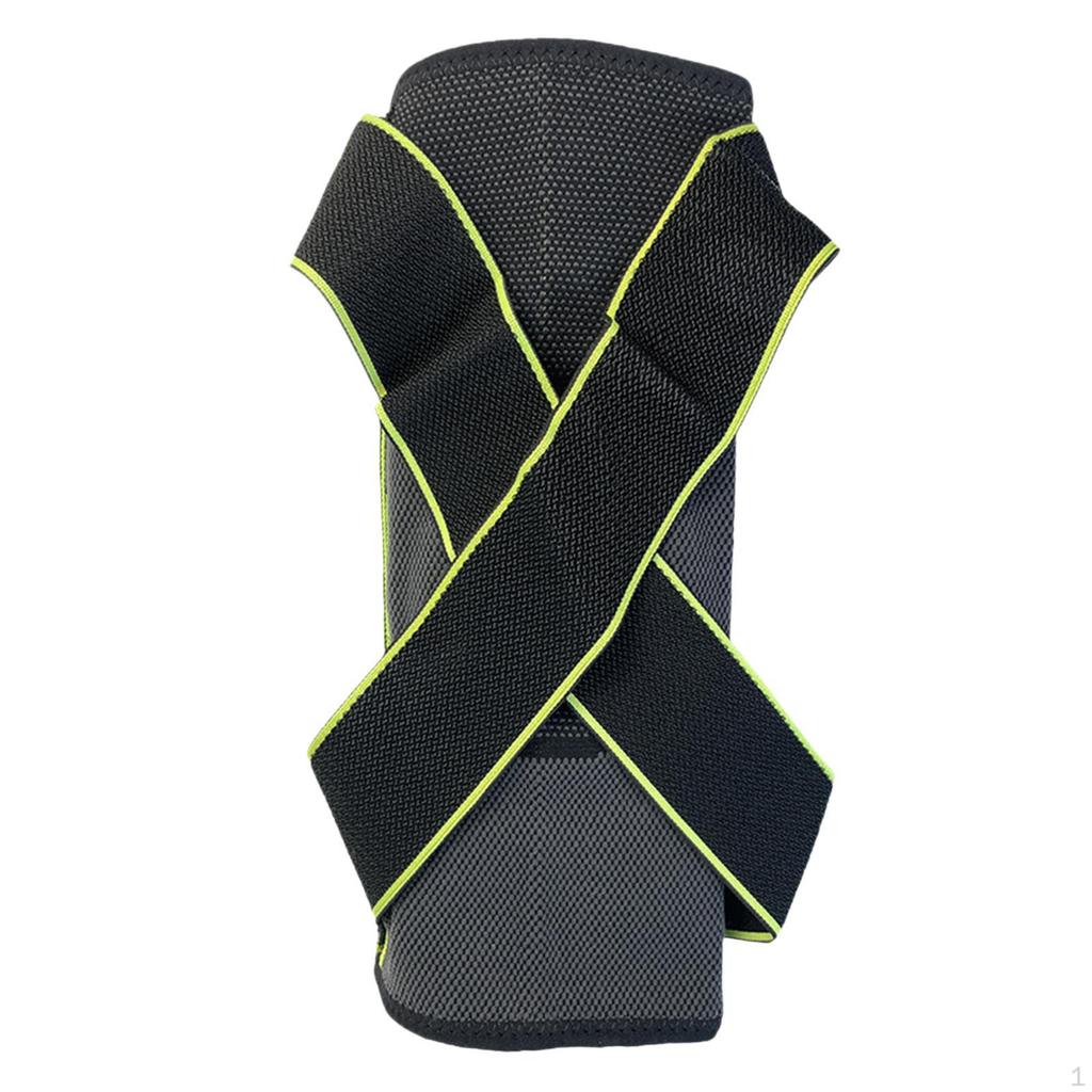 Knee Support Brace ,Compression Sleeve, Elastic Wrap Around Kneepad, Silicone Pad for Volleyball