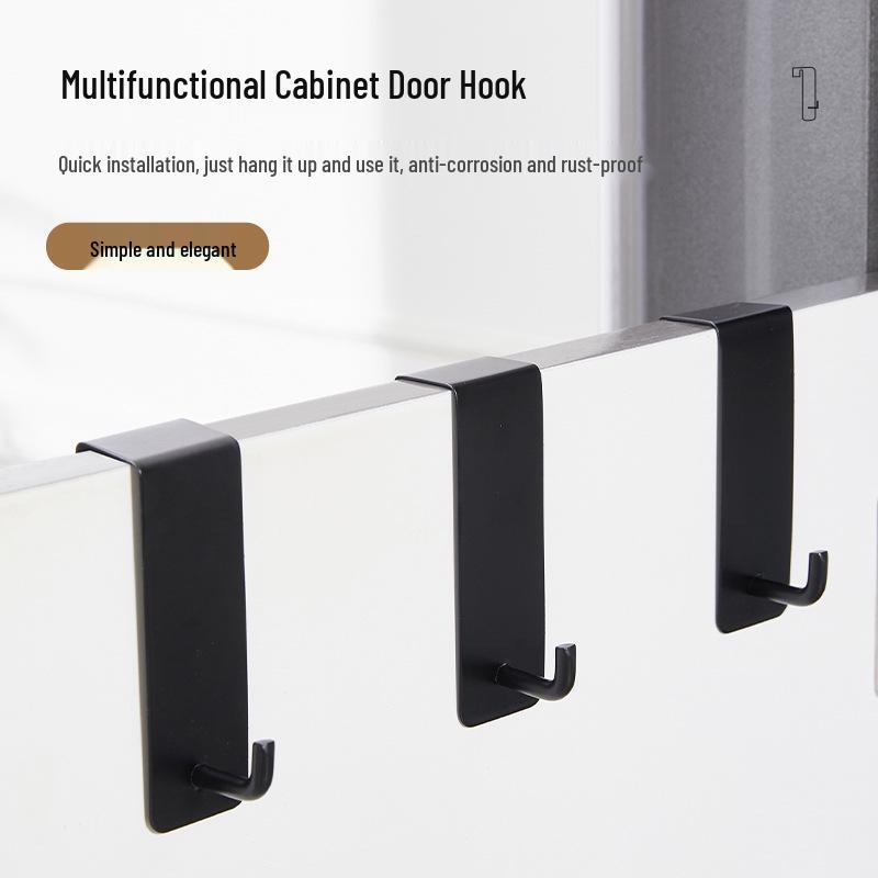 Over-Door No-Punch Clothes Hook for Bedroom, Wardrobe, Office, or Dorm