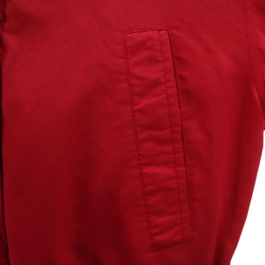 LANDS' END 90s Old Mountain Parka M Red Cotton Filling Women Used