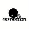 Custom Football Metal Sign with Personalized Name – Unique Soccer Wall Art & Home Decor for Players and Fans