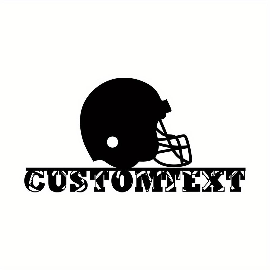 Custom Football Metal Sign with Personalized Name – Unique Soccer Wall Art & Home Decor for Players and Fans
