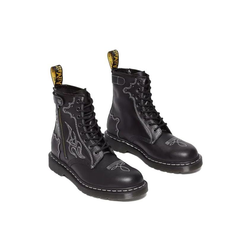 Dr. Martens 1460 Leather Lace Up Boot Gothic Americana Pack Unisex Sneakers Black 31624001