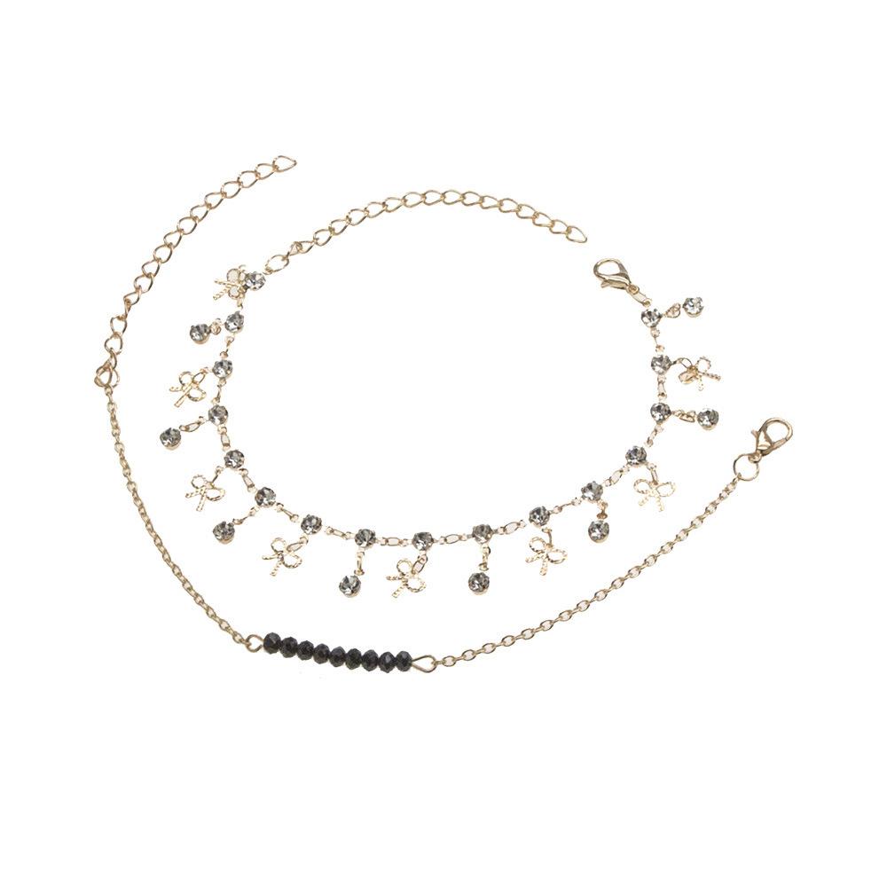 

Европейская и американская мода универсальный уличный аукцион сексуальный многослойный цепной браслет с бахромой золотой