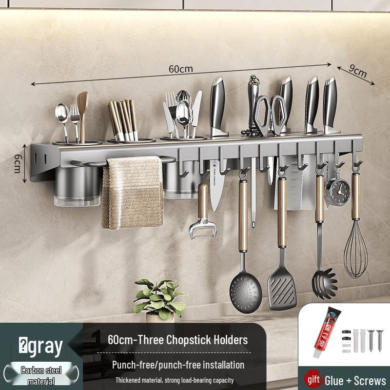 Brangdy Kitchen Multi-functional Knife & Chopstick Storage Rack