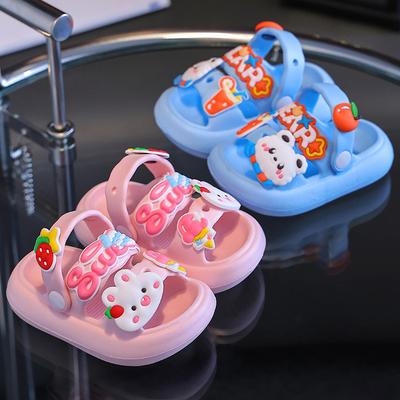 Mädchen Sandalen Kinder Sommer Baby Indoor Soft Bottom Infant Anti-Rutsch Kaninchen Hausschuhe Jungen Soft Bottom Sandale Hausschuhe