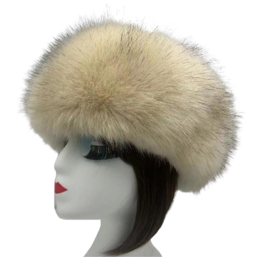 Versatile Brimless Hat Cossack Style Furry for Various Occasions and Outfits