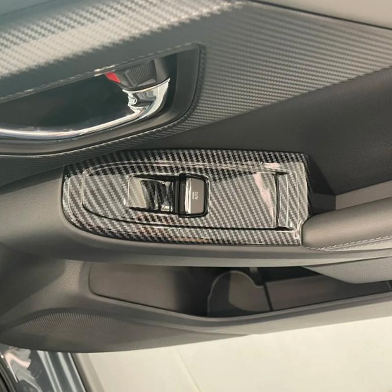 For Subaru Crosstrek XV  2024 2025 Car ABS Shift Knob Armrest Box Cover Light Switch Vent Outlet Frame Trim Body Accessories