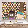 SSouth Cartoon PPark Tapestry Customizable Tapestries Of Various Styleswall Hangings Celebrity Photo Printingwall Hangings
