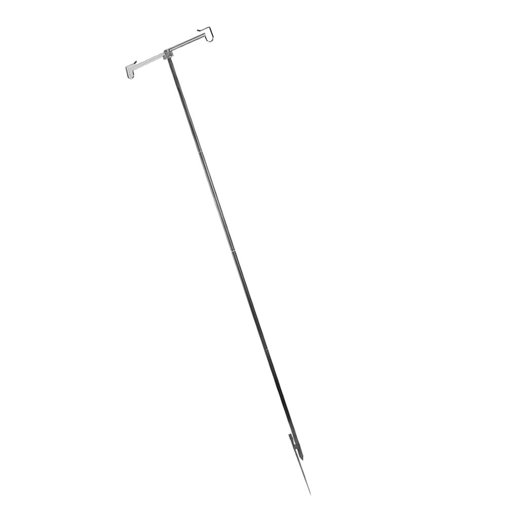 Camping Lamp Pole Folding Lightweight Aluminum Alloy Outdoor Lantern Stand with Storage Bag for