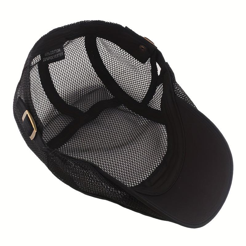 Outdoor Sun Hats Breathable Mesh Newsboy Cap Beret Men's Casual Hat Berets Spring Summer Autumn Flat Gorras
