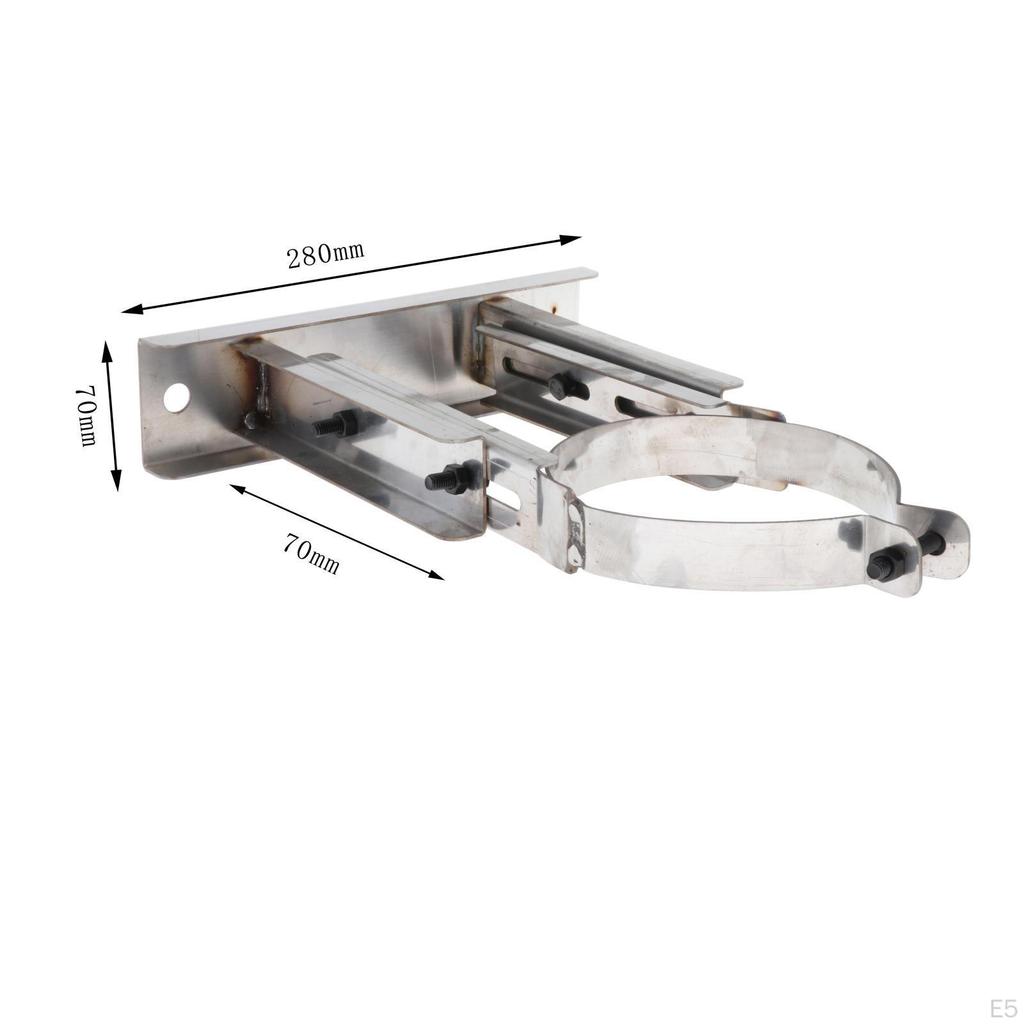 Support de Support de Tube de Cheminée Accessoires Collier Réglable pour Gaine de Cheminée