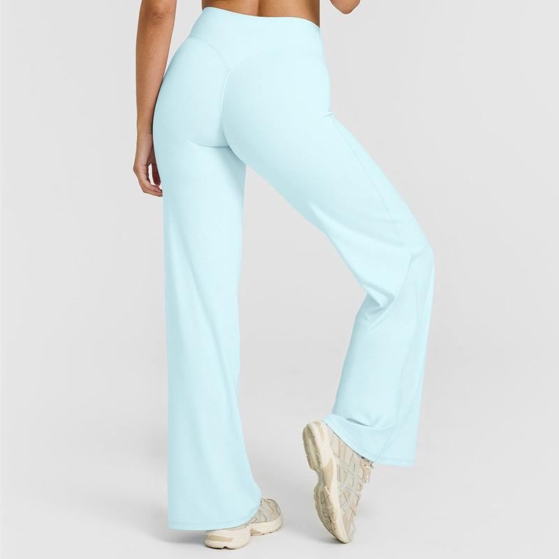 Yoga Pants Women's Long Pants High Waist Straight Pants Loose and Thin Yoga Clothes Sports Outdoor Fitness Clothes Women