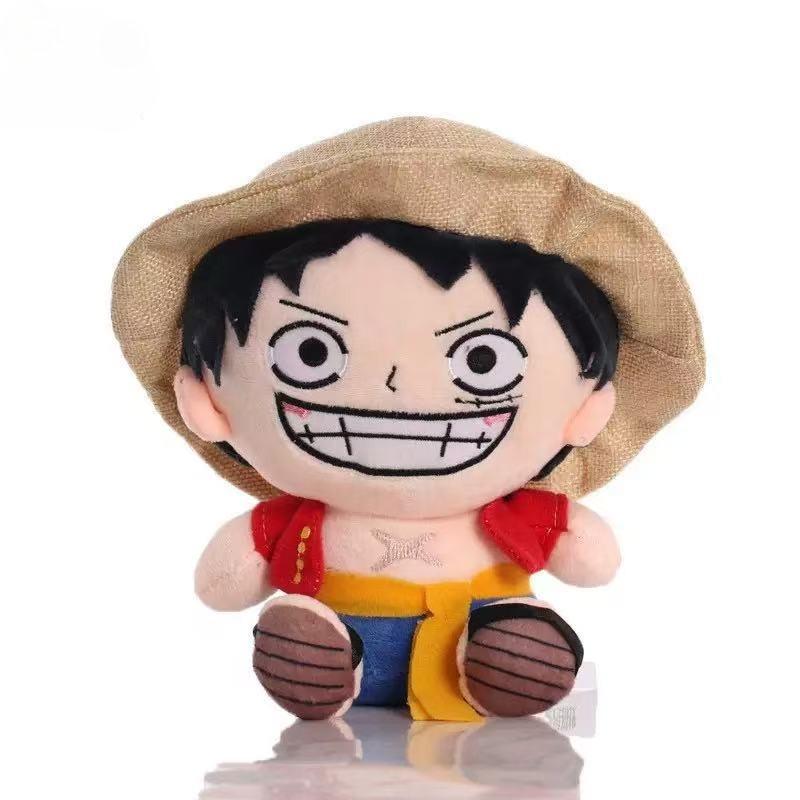 NOUVEAU Modèle Anime One Piece Zoro Luffy Chopper Peluches Mignonnes Dessin Animé Peluche Poupées Remplies Pendentif Enfants Cadeaux de Noël