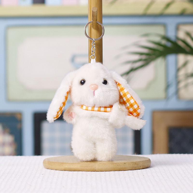 Plush Bunny Keychain With Short Plush Material For Kids And Adults