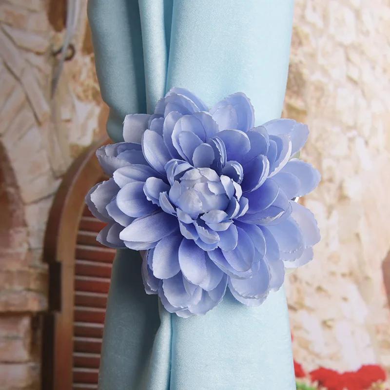 

New 1 Pack Simple Flower Curtain Clips Curtain Buckle Window Decoration Curtain Belt Accessories Wholesale