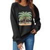 Women  Tops Women's Long Sleeve Sweatshirt Casual Crewneck Loose Fit Pollover Fleece Tops