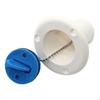 Marine Tank Filler Cap with Chain Link Tether Tethered Deck Fill