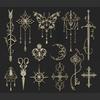 3D Silikonform für Nailart-Design Relief Schleife Erdbeere Barockmuster Maniküre Vorlagen Platten Werkzeuge Zubehör