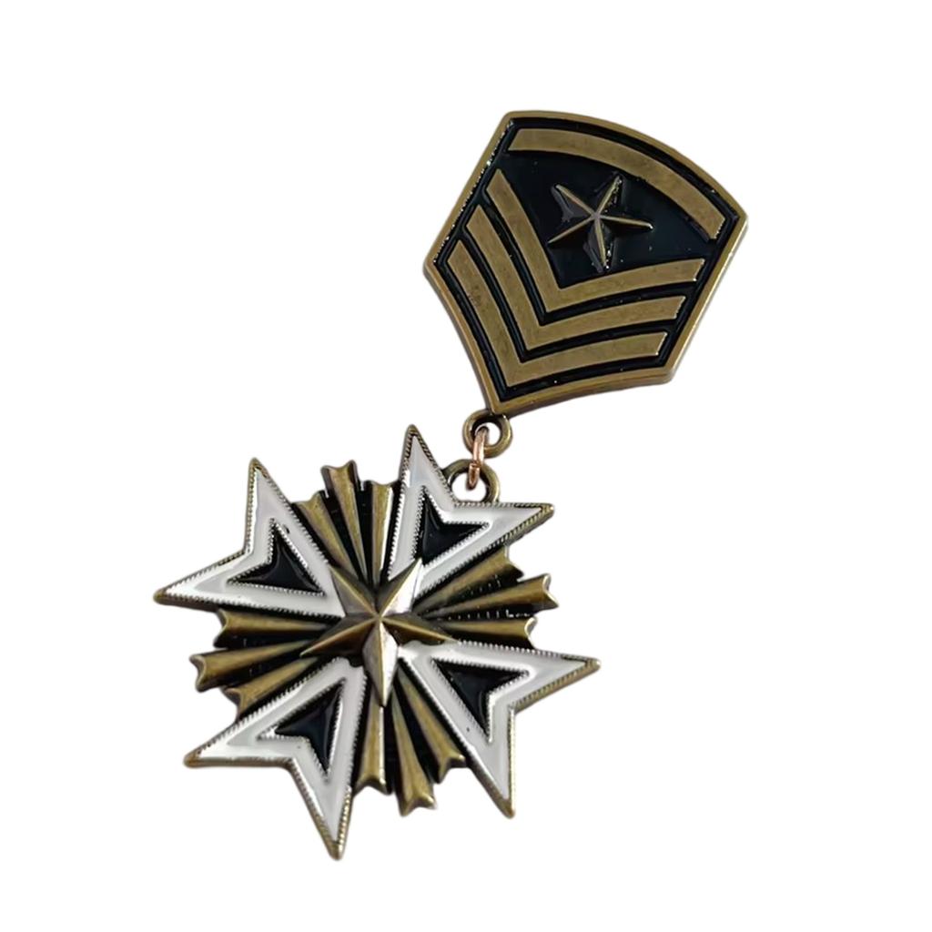 Vintage Medal Odznaka Entuzjasty Militariów Wartość Historyczna Kolekcjonerska Emblemat Odznaka Metalowa Przypinka na Ubrania Dekoracja