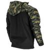 Hooded Sweatshirt with Zipper, Green-Black, "", Ce, Lahti