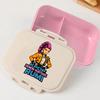 Portable Office Pink kpop Lunch Box Anime Food Storage Containers for k Pop School Picnic Lunchbox Office Dinner Case Gift