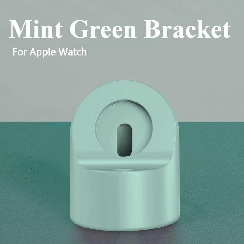 Ladeständer für Apple Watch Series Ultra/8/SE2/7/6/SE/4/3 49mm/45mm/44mm/42mm/41mm/40mm/38mm Langlebiger Silikon Nachttischmodus