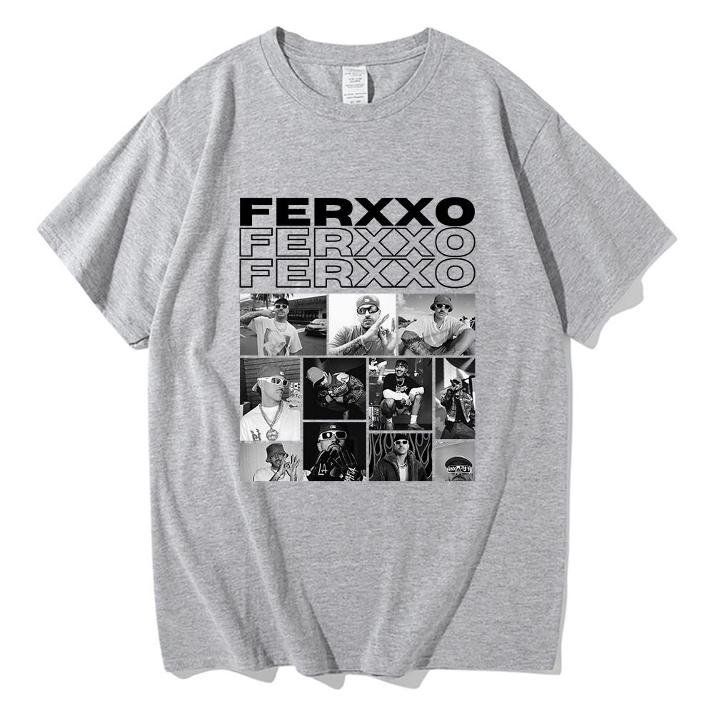 FerxxoCalipsis Tour 2026 T Shirt Hot Fashion Unisex Vintage Feid Ferxxo Sixdo T-Shirt Unisex High Quality Retro Cotton Tees Shirts