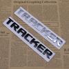 AABJZ1 Chevrolet TRACKER ABS Car Rear Letter Logo Sticker Rear Bumper Tail Door Trunk Sticker Car Emblem sticker styling Accessories