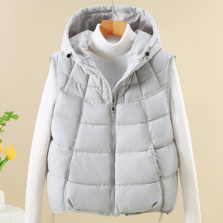 Design Sense Hooded Women Autumn And Winter New Large Size Thin Women