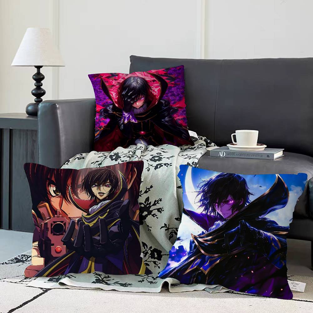C-Code G-Geass Anime Maple Design Cushion Cover Happy Autumn Harvest Decor Holiday Decorati Pillow Cover