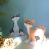 Fortune Cat Ornament Resin Material Fine Craftsmanship Cat Sculpture Wealth Symbol Decor Home Party Decoration